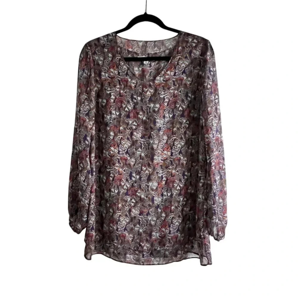 Cabi Tapestry Blouse, Size‎ M multicolor.